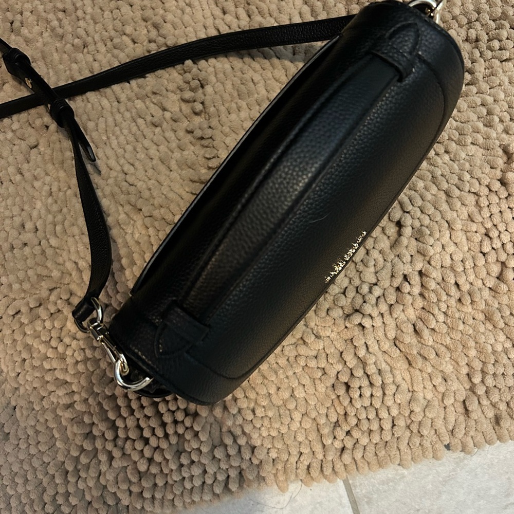 Kate Spade Black Pebbled Leather Crossbody Bag - Picture 7 of 7